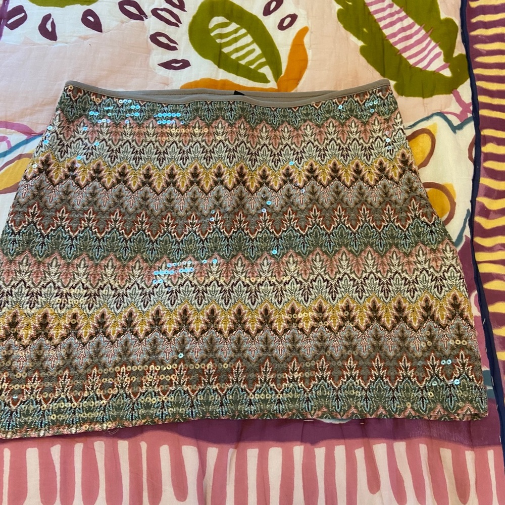 Express Sequin skirt